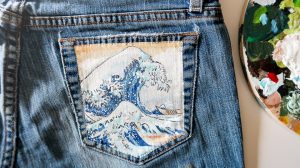 Painted Pocket Jeans