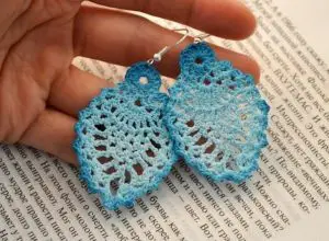 Crochet Pineapple Earrings
