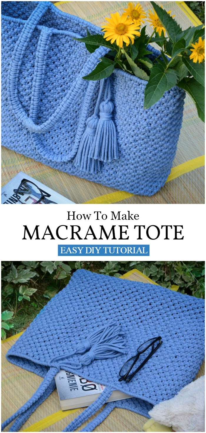 DIY: How To Make a Macrame Bag - YouTube