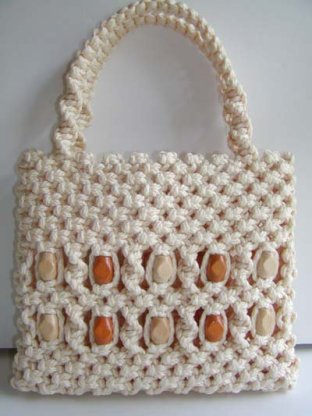 KristinesCrochets : Simple Macrame Crochet Tote Bag - Free Pattern