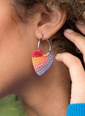 Tunisian Crochet Earrings